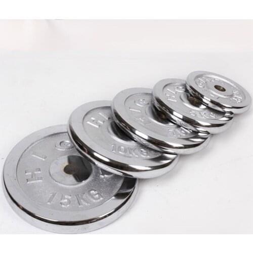 1Pcs 2kg-20kg Gym Fitness Dumbbell Barbell Disc Plate Apply to 25mm Diameter Rod Lift Training Equipment Muscle Weight Exercise