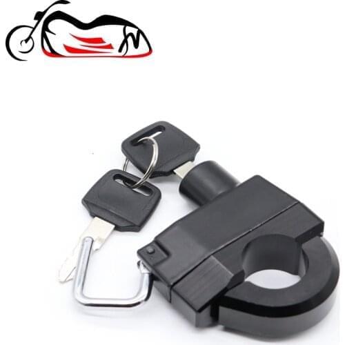 FOR HARLEY-DAVIDSON XL 883 1200 Motorcycle Universal 25mm Handlebars Helmet Lock Key Padlock Accessories 1997-2017 2015 2016
