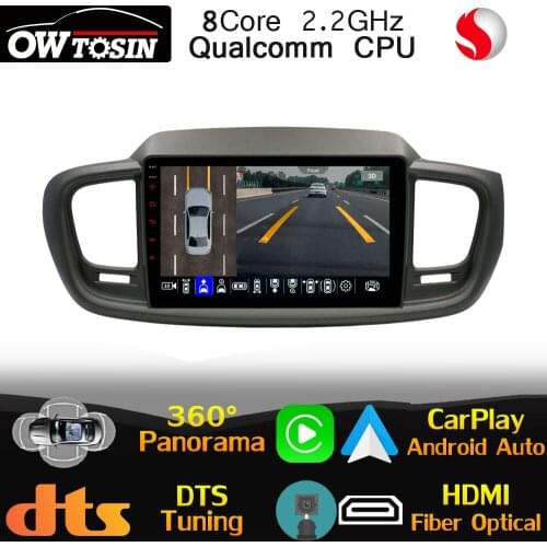Qualcomm 8Core Android Car GPS Radio For Kia Sorento 3 Prime UM LHD RHD 2014-2020 360 Panoramic Optical HDMI DTS HDMI 4G LTE DSP