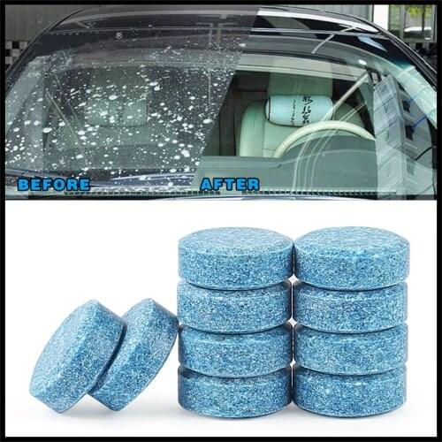 10pcs Car Solid Cleaner Effervescent Tablets Spray for lancia ypsilon 2003 2006 y(840A)2001 2003