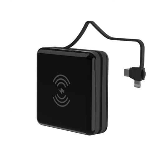 10000mAh Power Bank Qi Wireless Charger Powerbank Portable Mobile Phone Charger Poverbank for Samsung S10 S20 iPhone 11 pro XR X