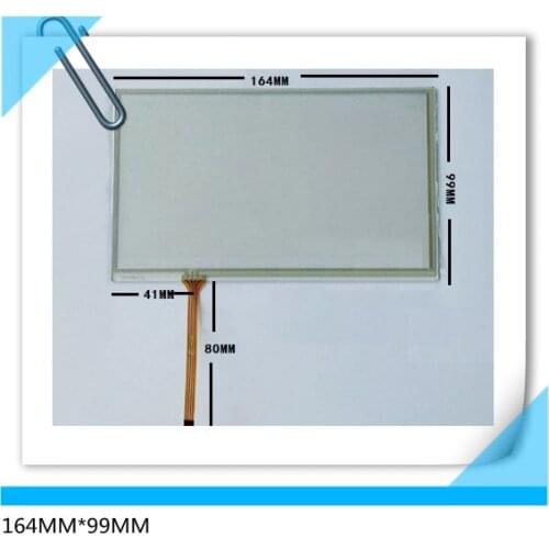164*99 7 inch standard car navigation resistive touch screen four wire touch screen 164MM*99MM free shipping