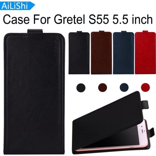 AiLiShi Factory Direct! Case For Gretel S55 5.5 inch Luxury Flip Leather Case Exclusive 100% Special Phone Cover Skin+Tracking