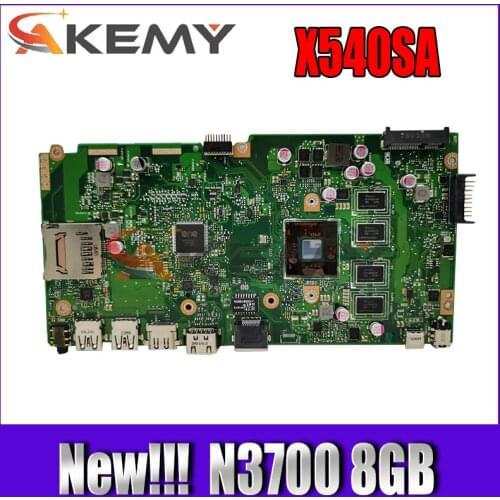 Akemy New!!! X540SA Motherboard For ASUS VivoBook X540SA X540S F540S Laptop Motherboard Tested 100% Mainboard W/ N3700 8GB RAM