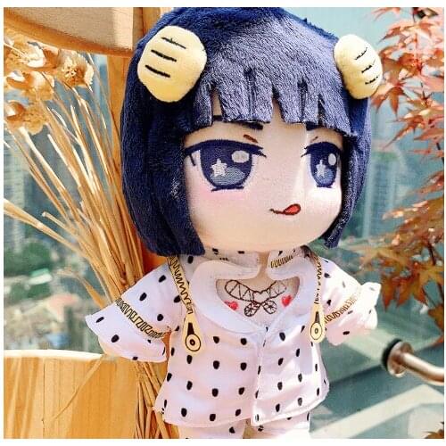 Anime JoJos Bizarre Adventure Bruno Bucciarati Cute Cosplay Plush Doll Soft Cartoon Dress up Clothings Toys Birthday Gifts 20cm
