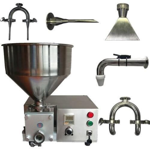 Automatic Deluxe Filler filling chocolate jam and cream used for bread/cake/puff filler making machine