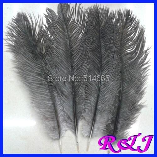 Free shipping 50PCS/LOT 14-16 inches 35-40cm Natural Brown Ostrich feather ostrich drab feather ostrich plumes