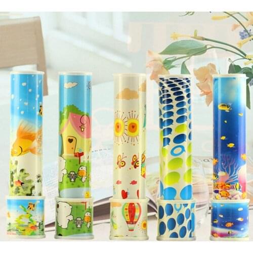 Child Scalable Rotation Kaleidoscope Baby Toy Autism Kid Puzzle Gift Advanced Rotation Adjustable Fancy Color World Toys