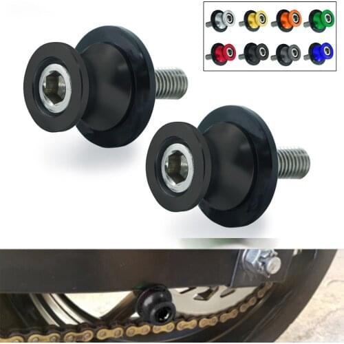 For KAWASAKI Z 800 Z800 2012-2016 M8 Motorcycle Accessories Swingarm Spools Slider Rear CNC Swing Arm Cover Stand Screws Paddock