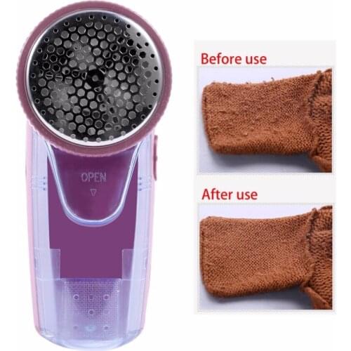Draagbare Kleding Pill Lint Remover Trui Stoffen Scheerapparaat Machine Power Door Twee Batterijen Stof Fabric Shaver Trimmer