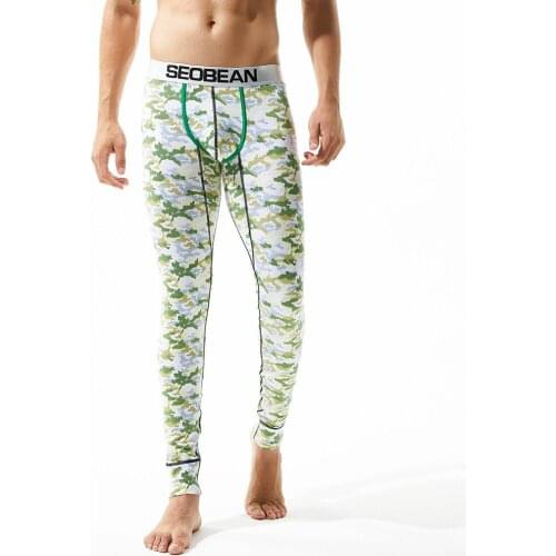 FR Mens Camouflage Warm Pants,Mens Plus Thick Velvet Cotton Elastic Pants,Mens High Quality Comfortable Leggings