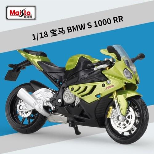 Maisto 1:18 Diecast S 1000 RR R1100R R1100RS R1100 RS F 650 GS Alloy High Simulation Vehicle Metal Motorcycle Road Racing Model