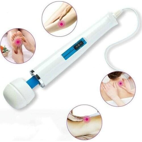 Multi-Speed Handheld Massager Magic Wand Vibrating Massage Hitachi Motor Speed Adult Full Body Foot Massager Plug EU US AU