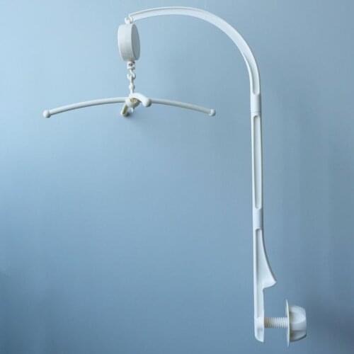 Baby Crib Mobile Bed Bell Hanging Cross Lullaby Bell Holder Universal Crib Rattel Wind-up Music Toy for Newborn