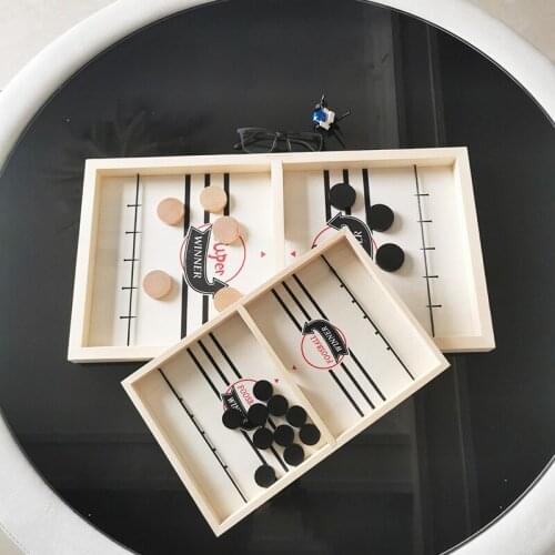 Foosball Winner Board Game Bounce Chess Eject Chess Parent-Child Interactive Chess Bounce Chess Ruffle Ball Desktop Hockey Toy