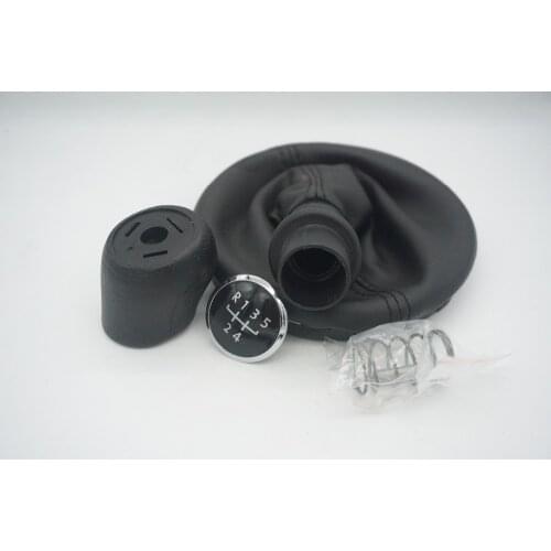 For vw volkswagen Campmob Transporter T5 T6 2003-2015 New 5 Speed Gear Shift Knob With Leather Boot