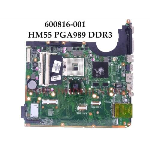 Wholesale High quality Laptop Motherboard for HP Pavilion DV6-2000 600816-001 DA0UP6MB6F0 HM55 PGA989 DDR3 100% Fully Tested