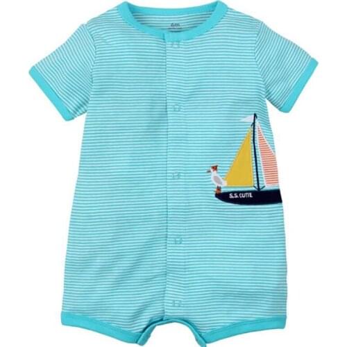0-2T Summer Baby Girls Boys Newborn Romper Baby Rompers Baby Jumpsuit Toddler Clothing Infant Rompers Kids Outfit