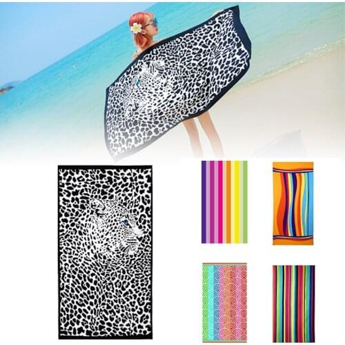 Microfiber Beach Towel Super Absorbent Swimming Pool Towels Soft Oversized Travel Towel for Bathroom Outdoor 180*100cm J2Y