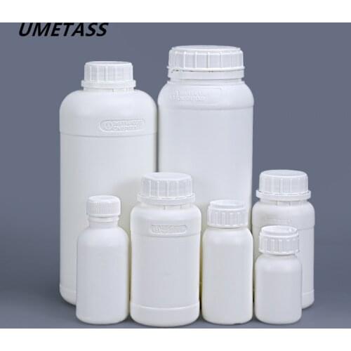 UMETASS Empty plastic Fluorinated bottle with Tamper Evident Cap leakproof container 50ml/100ml/200ml/250ml/500ml/1000ml