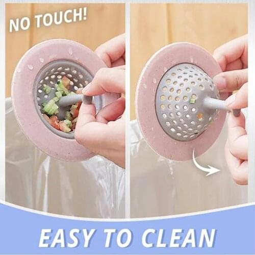 Kitchen Sink Strainer Bathtub Toilet Hair Catcher Stopper Shower Drain Filter Trap Anti-Clogging Device Sink Sanitary Products