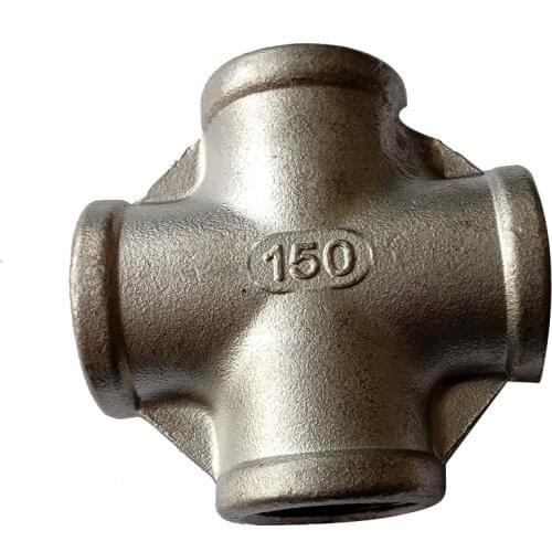 1/4" 3/8" 1/2" 3/4" 1" 1-1/4" 1-1/2" 2" Female BSP Cross Threaded Pipe Fitting Stainless Steel 304