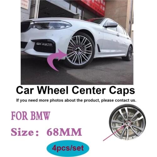 4pcs/set 68mm Car Wheel Center Hub Cap Caps Emblem Logo For BMW E90 E60 E61 E93 E87 E36 E46 E39 E53 F30 F20 F10 F15 X1 X3 X5 X6