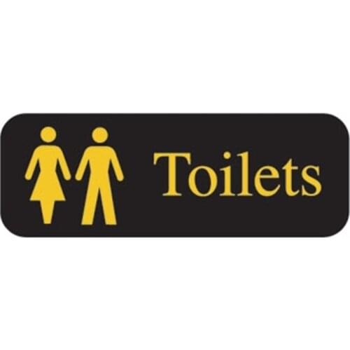 5 Pcs Safety Signs Toilets Symbol Sign WC Sign Male and Female Washing Room Indicator, 60*170mm