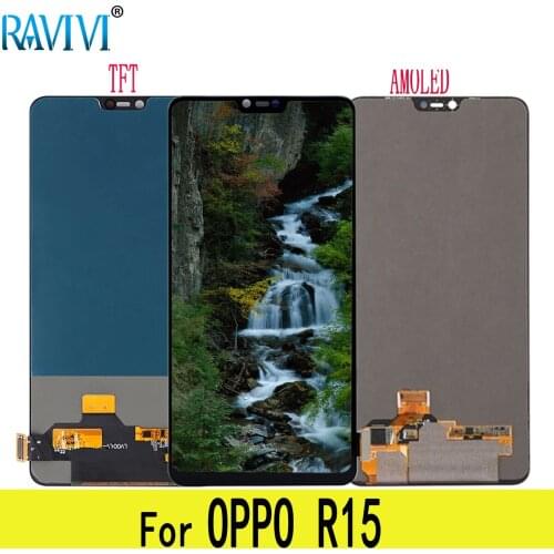 6.28" R15 AMOLED LCD For OPPO R15 LCD Display Touch Screen Digitizer Assembly Replacement For OPPO R15