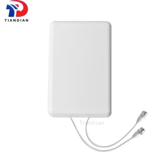 Long range 10-50km mimo flat panel antenna 2x2 mimo wireless router GSM lte wifi 4g antenna