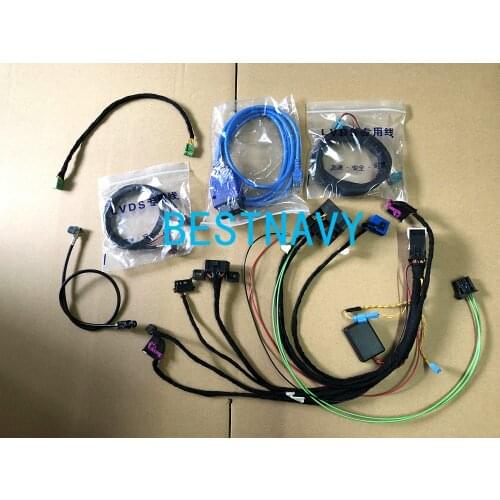 Free shipping Wirings harness with CAS Emulator tester for BM W CCC CIC NBT EVO navigation systems power on bench all in one
