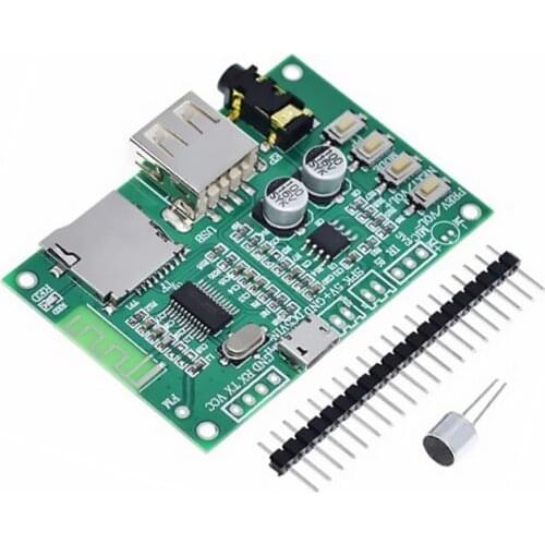BT201 Dual Mode 5.0 Bluetooth Lossless Audio Power Amplifier Board Module Tf Card U Disk Ble Spp Serial Port Transparent Trans