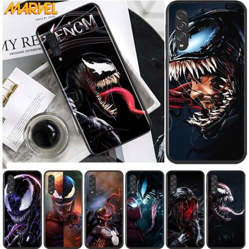 Venom Marvel Hero for Samsung Galaxy A90 A80 A70 A60 A50 M60 M40 A20E A2Core A10S A10E Silicon Soft Black Phone Case