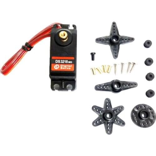 DS3218 Full Metal Gear Digital Steering Servo 20KG High Torque Motor To DIY Smart Robot Tank Car Chassis Arm Hunoid Part kit