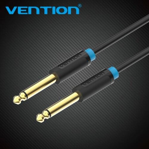 Vention Aux Guitar Cable 6.5 Jack 6.5mm to 6.5mm Audio Cable 6.35mm Aux Cable for Stereo Guitar Mixer Amplifier Speaker cablenew