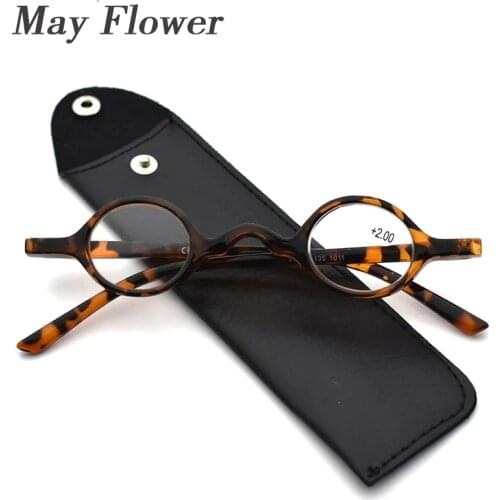 Classic Oval Reading Glasses Retro Vintage Prescription Glasses Round Frame Glasses Men Fashion Smart Glasses Women With Bag+3.5