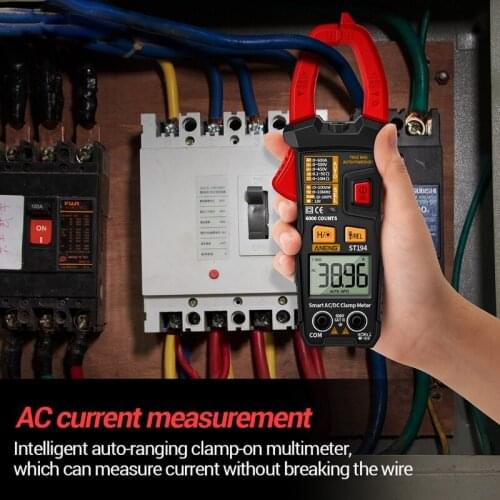 A-neng ST194 Multimeter Clamp Meter Digital 6000 Count True RMS Current Tester 600V Capacitor Clamp 69HF