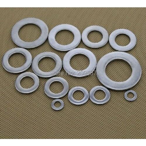 200pcs M4 304 Stainless Steel Flat Washer Plain Washer