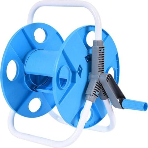 Garden Irrigation Portable Hose Reel Water Pipe Storage Winding Tool Rack Holder Easy to store, just roll up the hose to make