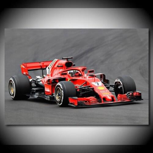 Modern Canvas Paintings Raceway Ferraris sf71h racing Sport Car Wall art Posters and Prints for Living Room Decor