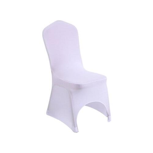 Home Textile polyester solid Elastic Thickening Banquet Seat Chair Cover 4pc/lot