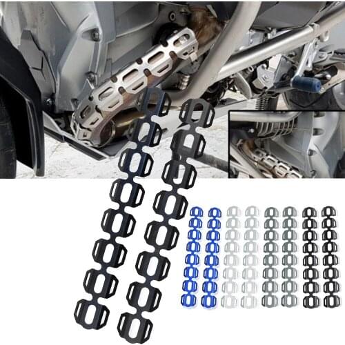 Motorcycle Exhaust Heat Shield Wrap Muffler Pipe Cover Heel Guard Protection For BMW F 650 GS F650 GS F650GS F 650GS 2008 2009