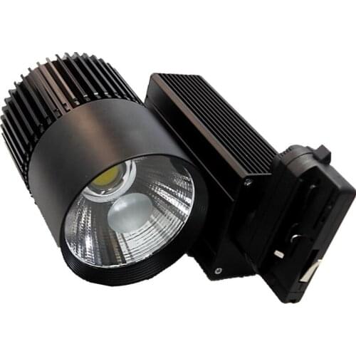 Track Lighting Rail Lamp Spot 30W 40W 50W COB Clothing Shoes Shop Store Track Lights LED Rail Spotlight 4 wire 3 phase