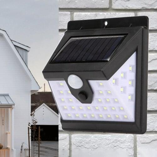 40LED Solar Light Outdoor Lamp PIR Motion Sensor LED Wall Lights Sconce Waterproof Solar for Garden Street Lamp Outdoor Lighting