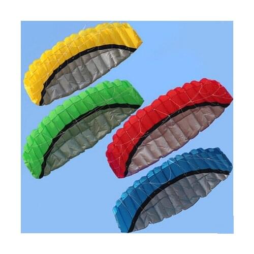 Outdoor Sports Hot Sale 2.5 m Dual Line Stunt Parafoil Nylon Power Kite + Flying Tool