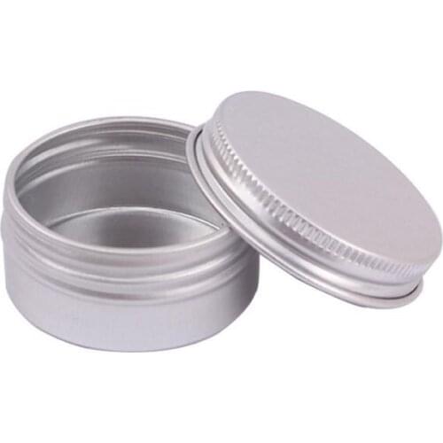 1000pcs/lot 15ml Aluminum Lip Gloss Container 15g Lipstick Box Metal Jar Lip balm Cosmetic Packaging storage box SN484
