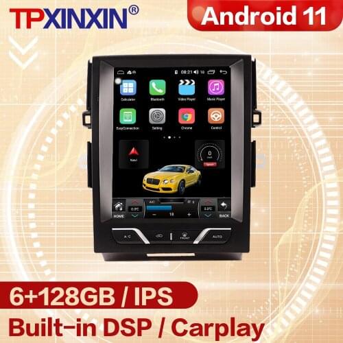 128G Android 11 Tesla Screen Radio Receiver For Toyota Reiz 2010 2011 2012 2013 2014 2015 2016 2017 Video Audio player Head Unit