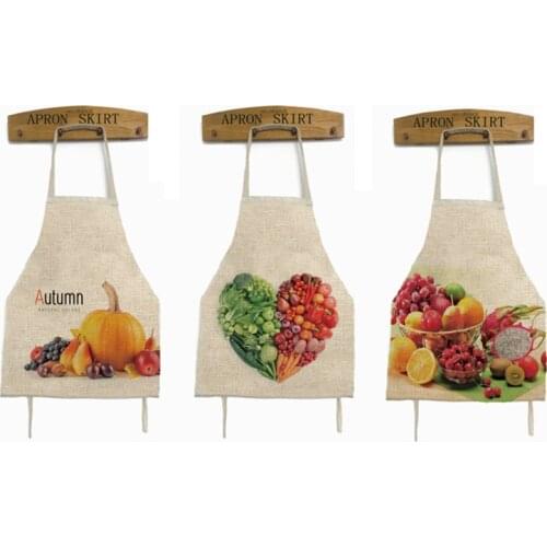 2018 Color Vegetable Fruit Cooking Apron Funny Novelty BBQ Apron Naked Men Women Cheeky Kitchen Cooking Apron Delantal Cocina