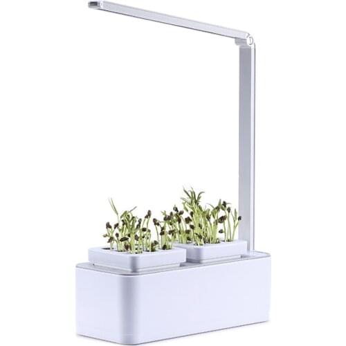 2021 organic hydroponic growing systems indoor smart garden with LED grow light hydroponic greenhouse system