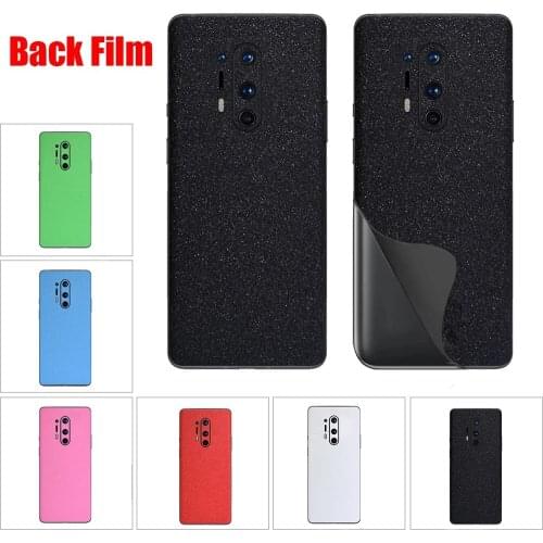 3D Flash Point Matte Film Skin Back Film For One Plus 8 8T 7T Pro 7Pro 7 6 6T For OnePlus 9 5G Decal Rear Paste Sticker